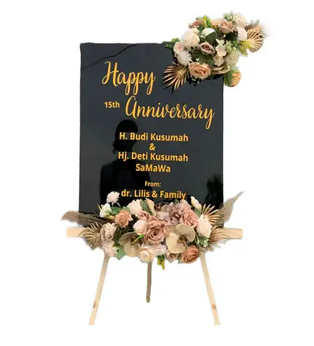 Papan Bunga Akrilik Siloting