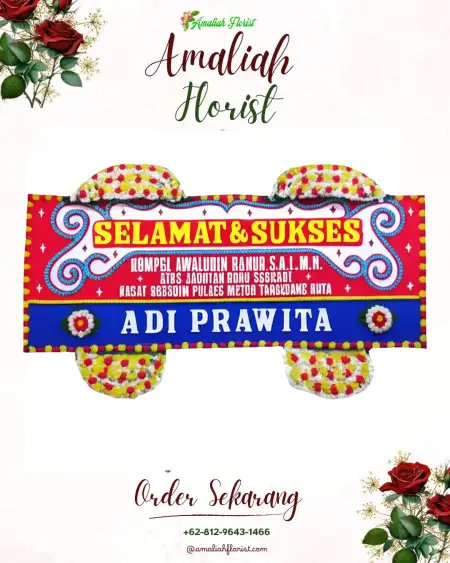 Papan Bunga Ucapan Selamat Siloting